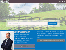 Tablet Screenshot of davidwiesemann.com